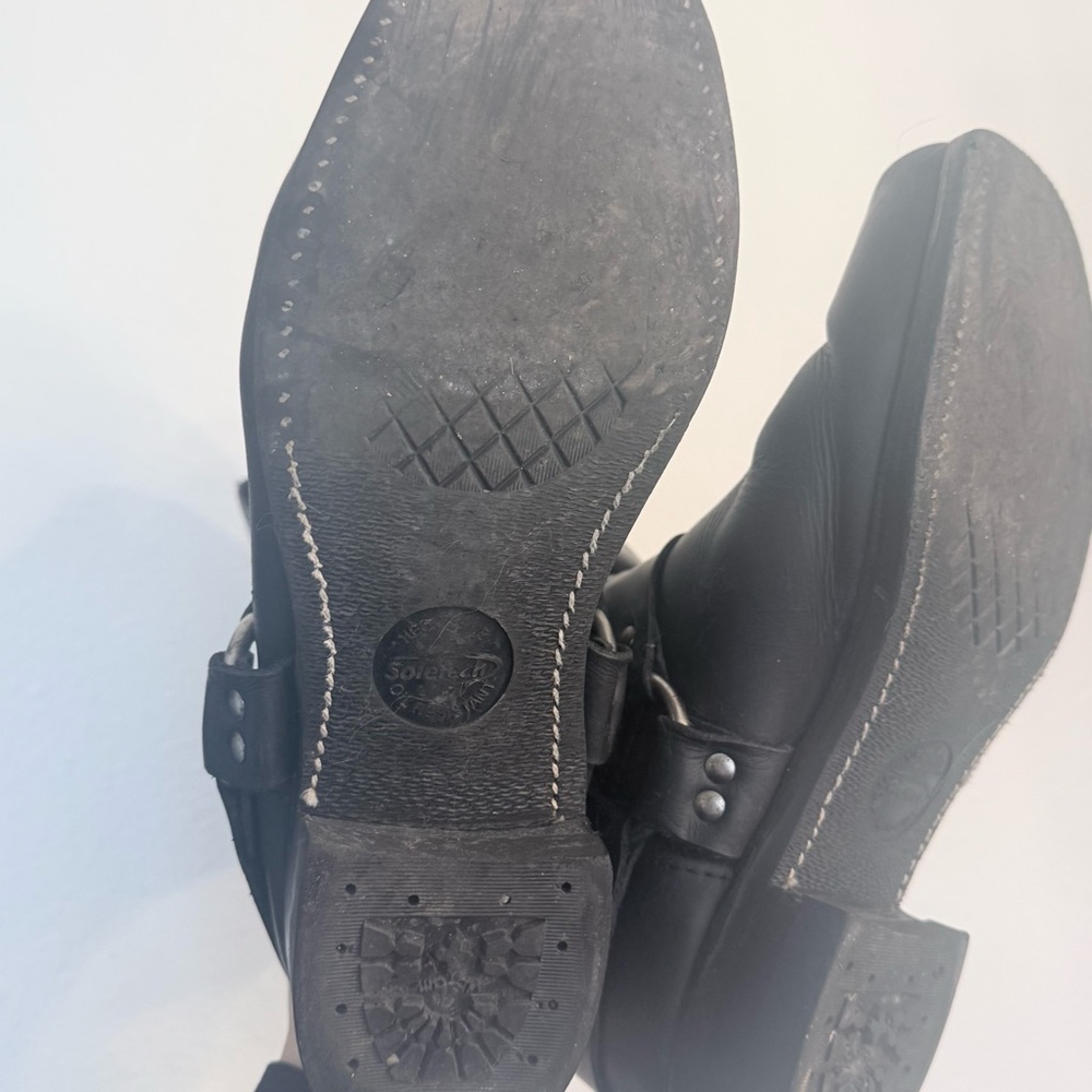 Men’s Frye harness motorcycle boots black size 11 - Picture 5 of 7